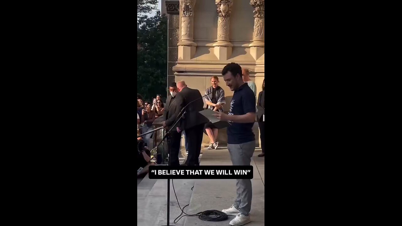 Mahmoud Khalil gives a Powerful Speech at his Welcome Home Rally in New York City