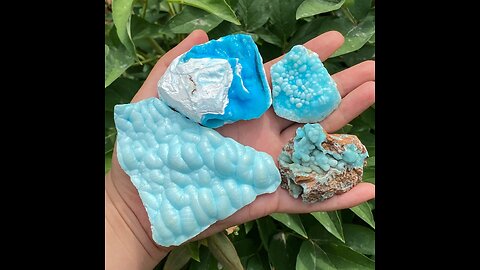 Blue Hemimorphite - Facilities contact with Angels.