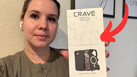 Crave iPhone 17 Case, Compatible with MagSafe, Shockproof Protection Dual Layer Case.