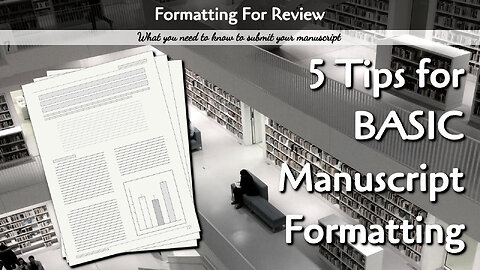 Formatting Tips for REVIEW