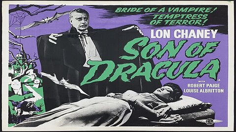 "Son of Dracula" (1943) A Universal Horror Film