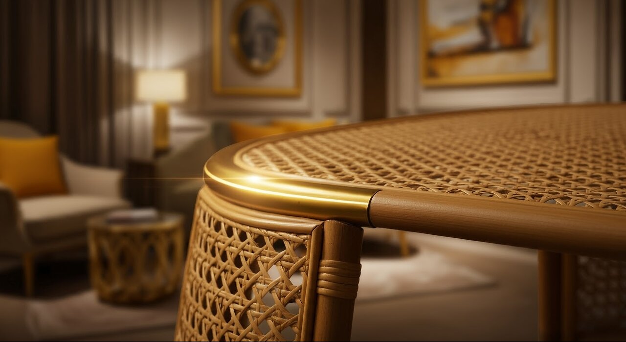 The Perfect Rotational Axis For Rattan Table Legs
