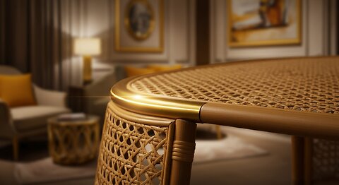 The Perfect Rotational Axis For Rattan Table Legs
