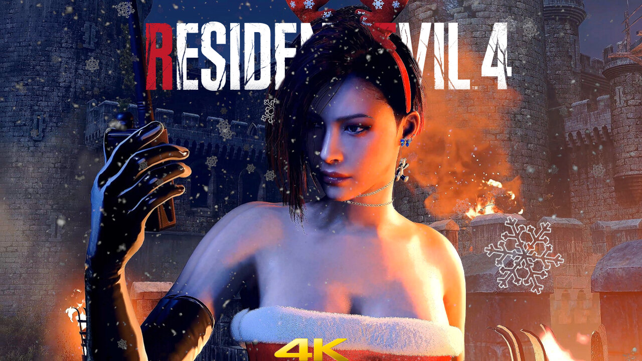 Resident Evil 4 (Remake) Mod Ada's Blue Christmas