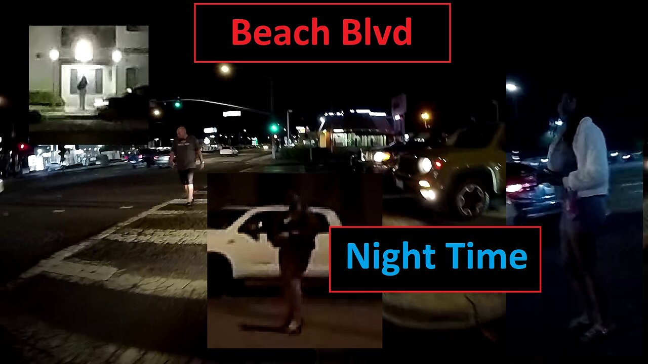 Beach Blvd Anaheim Night Time Urban Exploring