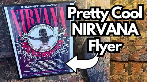 A NIRVANA Concert Flyer from Australia
