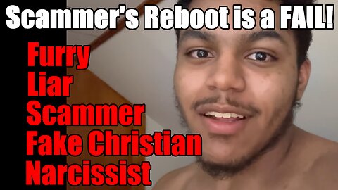 Furry scammer's attempt to reboot his channel FAILS