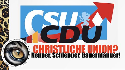 CHRISTLICHE Union? Nepper, Schlepper, Bauernfänger!