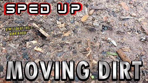 ASMR | It's a gloomy, humid, grey work day on the little trench - Sped up