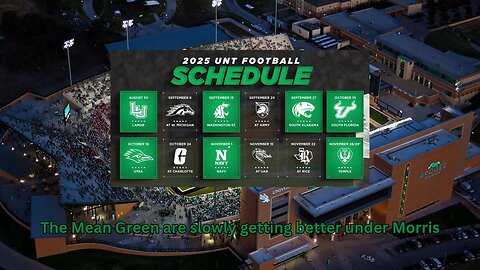 Eric Morris has North Texas going good, which will show in 2025
