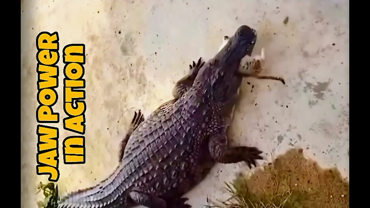 Crocodile vs House Cat- The Most Unfair Fight You Will Ever See