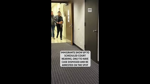 ICE is rounding them up post-hearing like rawhide!