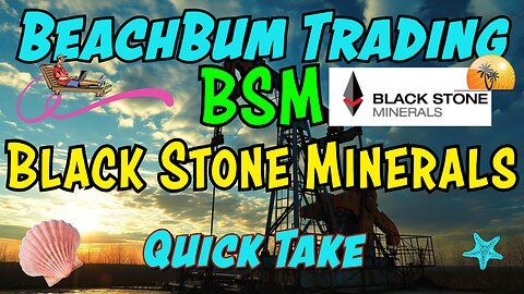 BSM | Black Stone Minerals | $BSM | Quick Take