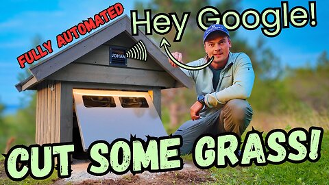 I Built the Most OverKill Garage for my Robot LawnMower