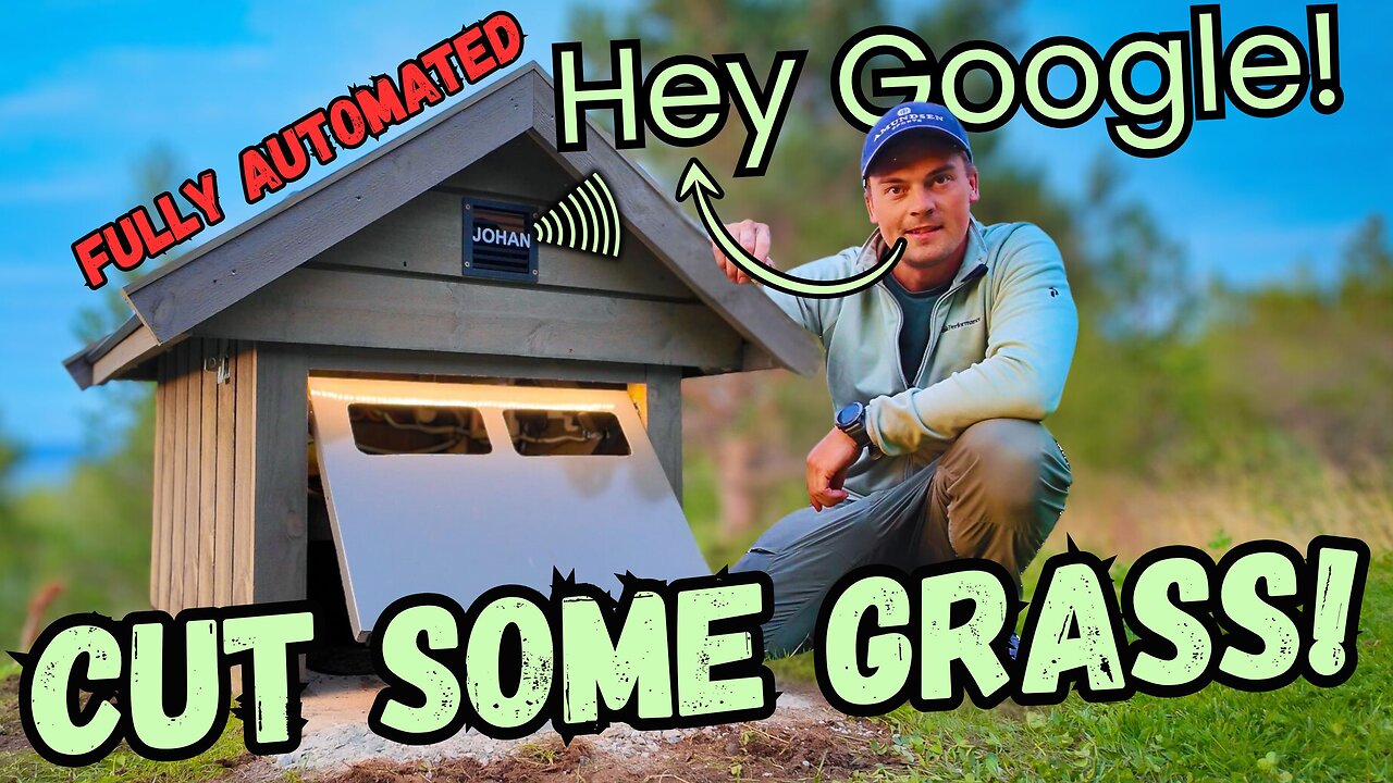 I Built the Most OverKill Garage for my Robot LawnMower