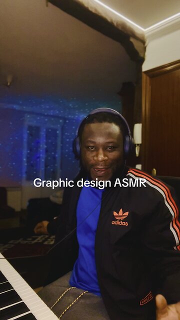 Graphic design ASMR (Tapping Objects)