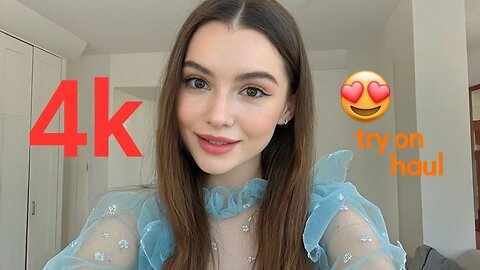 4k 2025 micro bikini & transparent try on haul | transparent lingerie see through