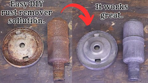 DIY rust remover recipe that works.