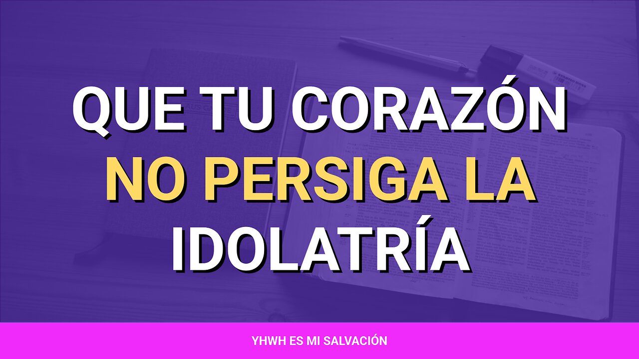 ❤️ ️Que tu corazón no persiga la idolatría | Ezequiel 11:19-21