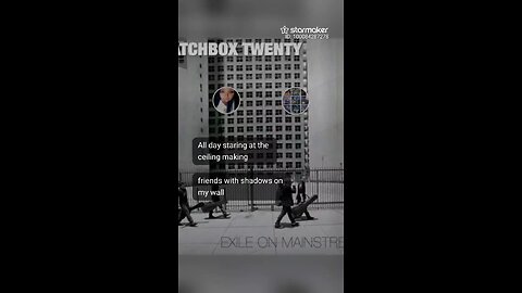 unwell. matchbox twenty