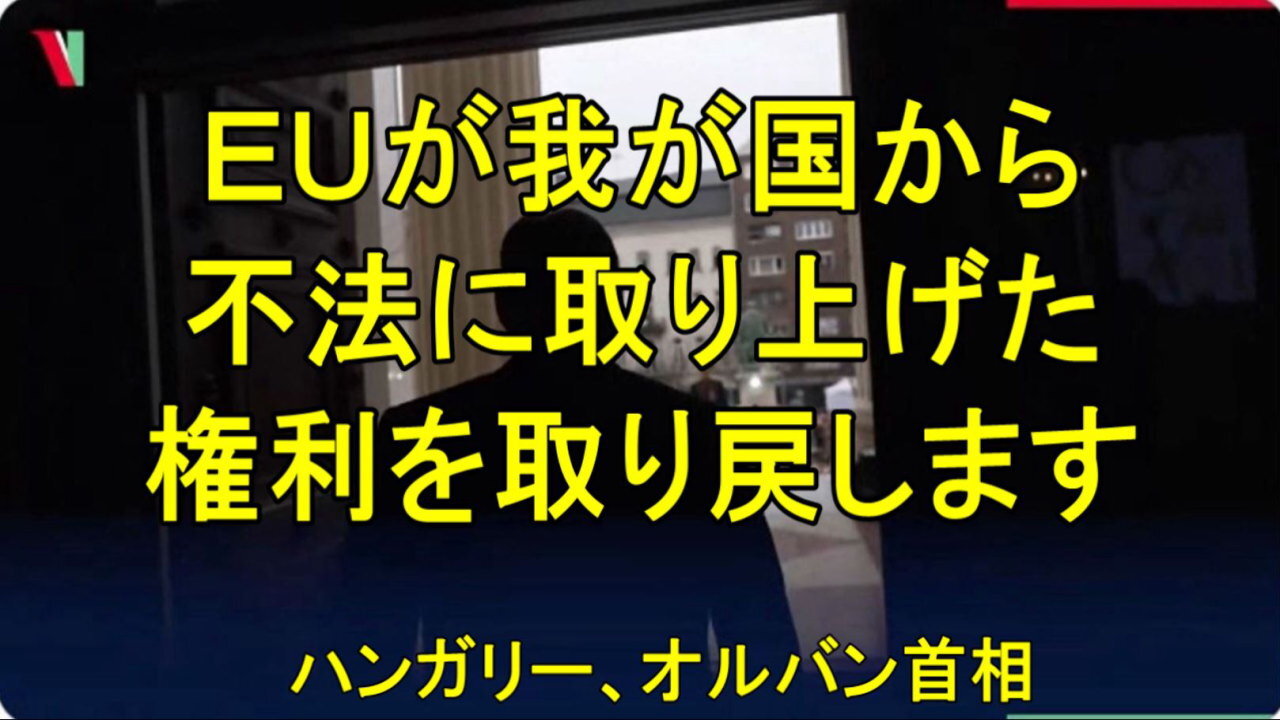 ブリュッセル(EU)は我々をその意のままに操ろうとしている。ウクライナを助けているのではなく、植民地化している。