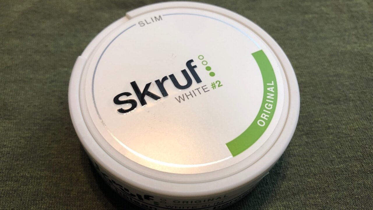Skruf (No25) Slim White Portion Snus Review