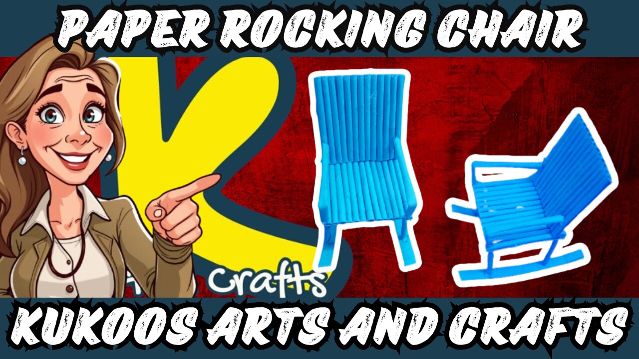 How to Make a Paper Rocking Chair | DIY Miniature Craft Tutorial