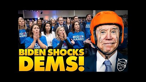Unrecognizable Biden SHOCKS DNC Crowd with Face Bandage, Admits He Should Have NEVER Been President…
