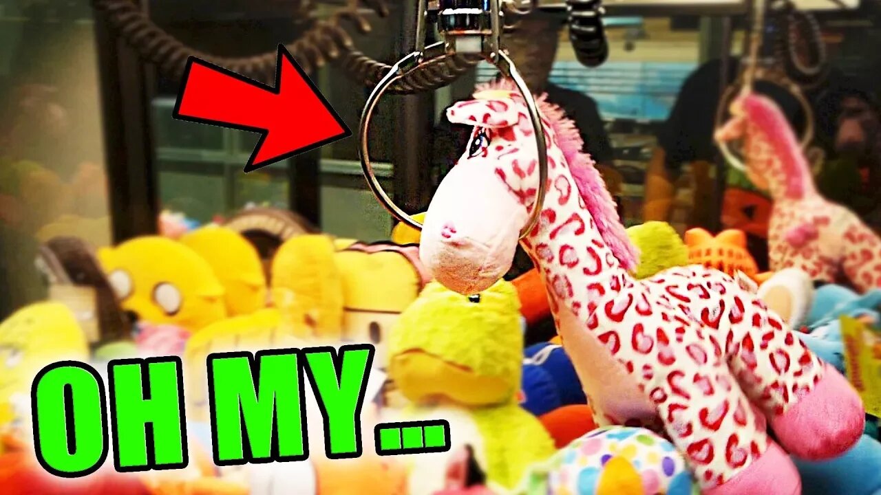 I was playing the claw machine, then this happened...