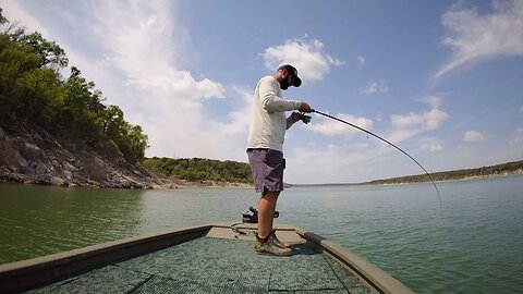 Small Mouth Bass Fishing LAKE BELTON, Tx