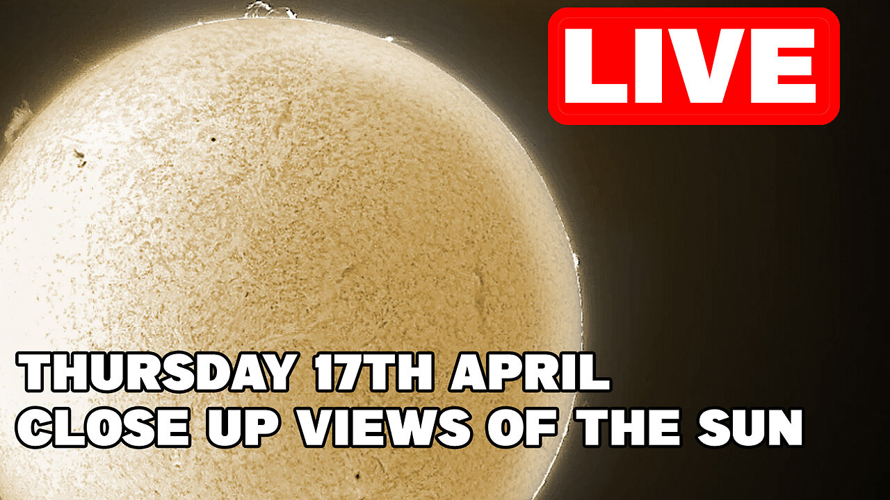 LIVE NOW: Stunning Live video of the su