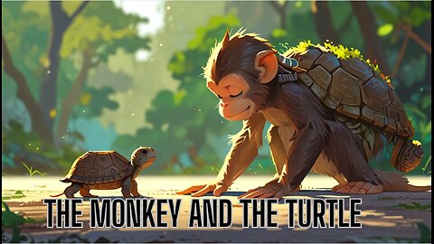the monkey and the turtle