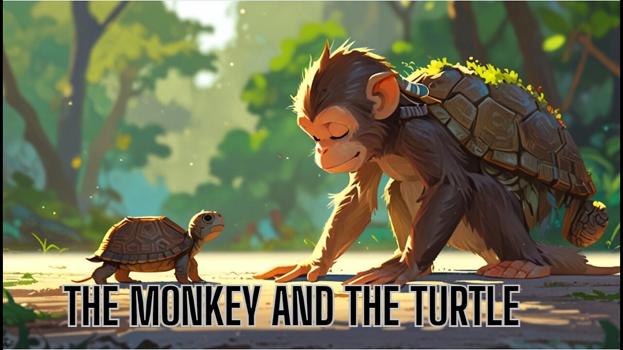 the monkey and the turtle