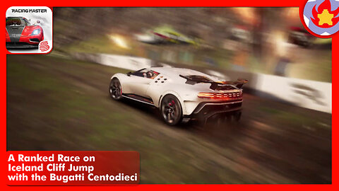 A Ranked Race on Iceland Cliff Jump with the Bugatti Centodieci |Racing Master