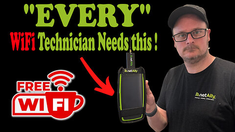 EVERY WiFi Technician Needs A NetAlly Aircheck G3 !! @netallynetworktestingtools ​