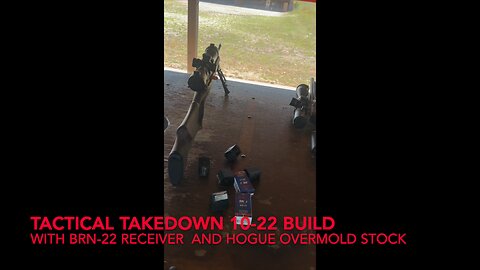 Tactical Takedown 10-22 Build Target Practice on 50 yard Range