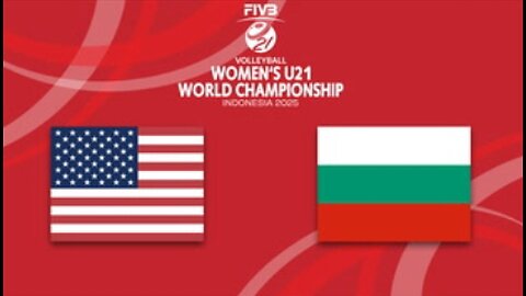 ดูวอลเลย์บอลหญิง U21 ชิงแชมป์โลก 2025 สหรัฐ พบ บัลแกเรีย