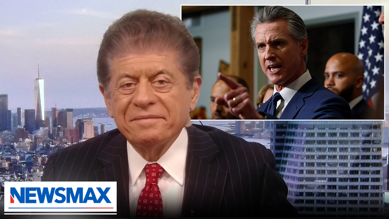 Gavin Newsom can't ban ICE agents from wearing masks: Judge Andrew Napolitano | Newsline