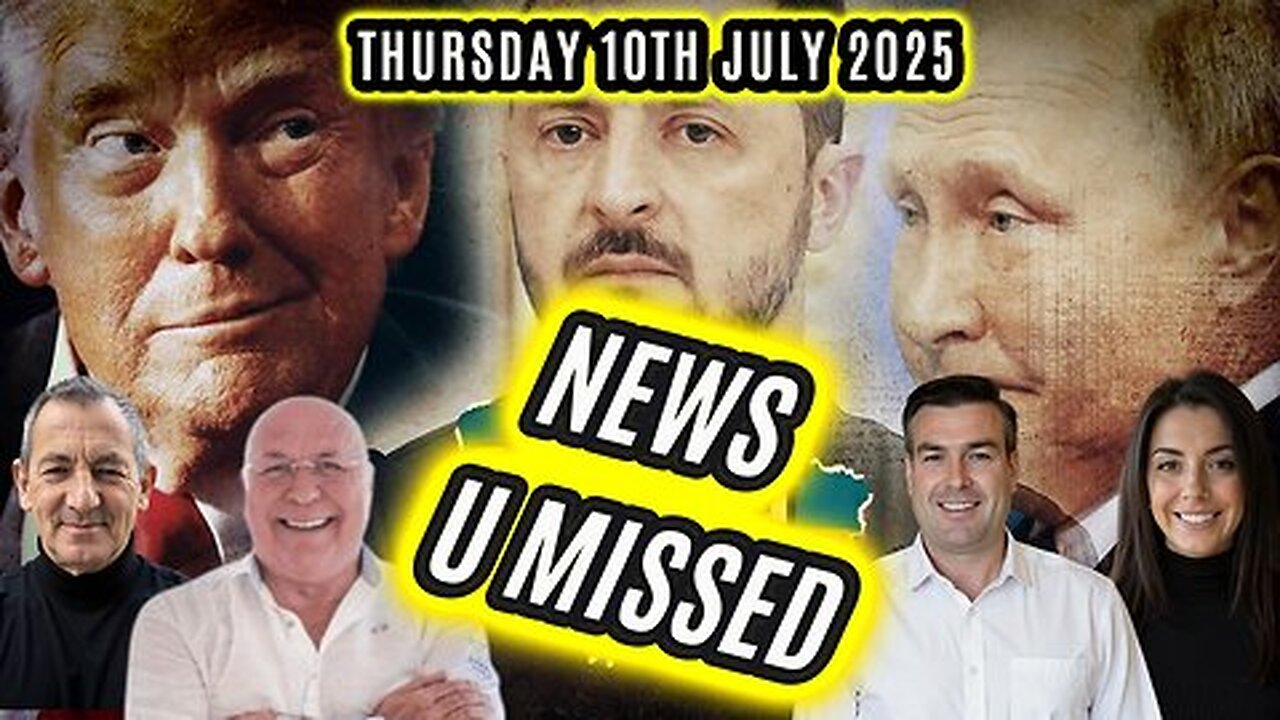 CHARLIE WARD DAILY NEWS WITH CHARLIE WARD, PAUL BROOKER & WARREN THORNTON THURSDAY 10TH JULY 2025