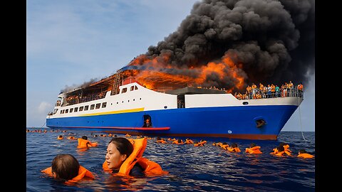 KM Barcelona V Ferry Fire: 280 Trapped as Ship Burns in Open Sea | Indonesia Maritime Tragedy