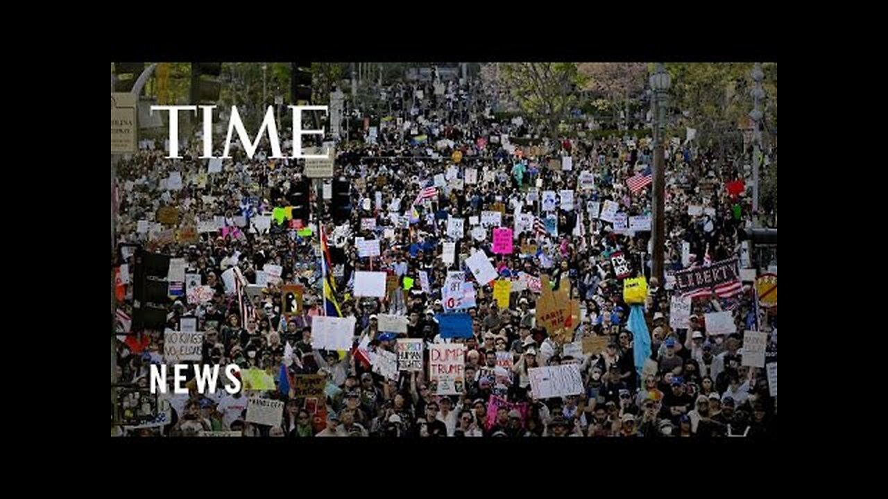 Protesters Across the U.S. Rally Against Trump and Musk: 'Stop Destroying America'