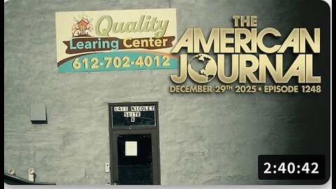 12 29 25 AMERICAN JOURNAL Trump Says Peace In Ukraine “Closer Than Ever Before”