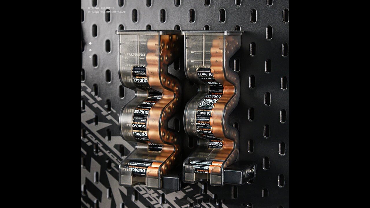 Magnetic Battery Tester And Storage Box For AA And AAA Batteries