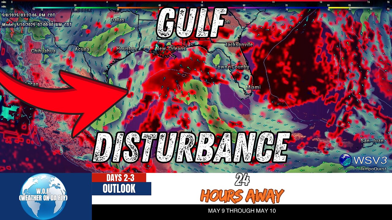 ⚠️ Gulf Coast Storms: Hail & Wind Risks May 9-10!