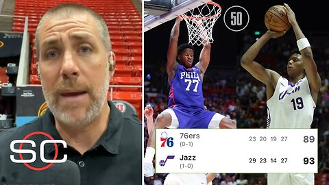 ESPN: V.J. Edgecombe Outshines Ace Bailey in Debuts | Jazz Beat Sixers in Summer League Opener