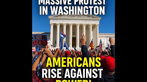 Massive Protest in Washington: Americans Rise Against Power!”