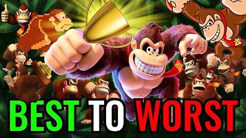 Donkey Kong The Definitive Ranking (From Worst to Best!)
