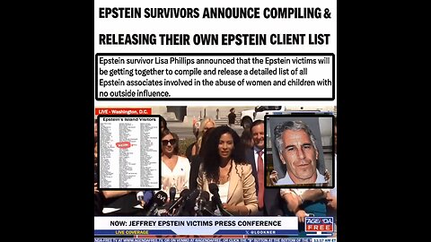 Epstein victims will compile and release their own version of the Epstein client list.