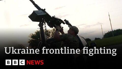 BBC frontline report: Ukrainian troops in action against Russian drone attacks | BBC News