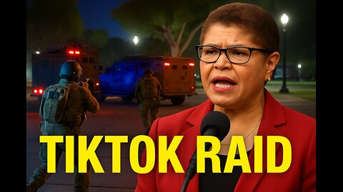 INSANE CLAIM! Mayor Bass Says Feds STAGED TikTok RAID to SCARE AMERICANS